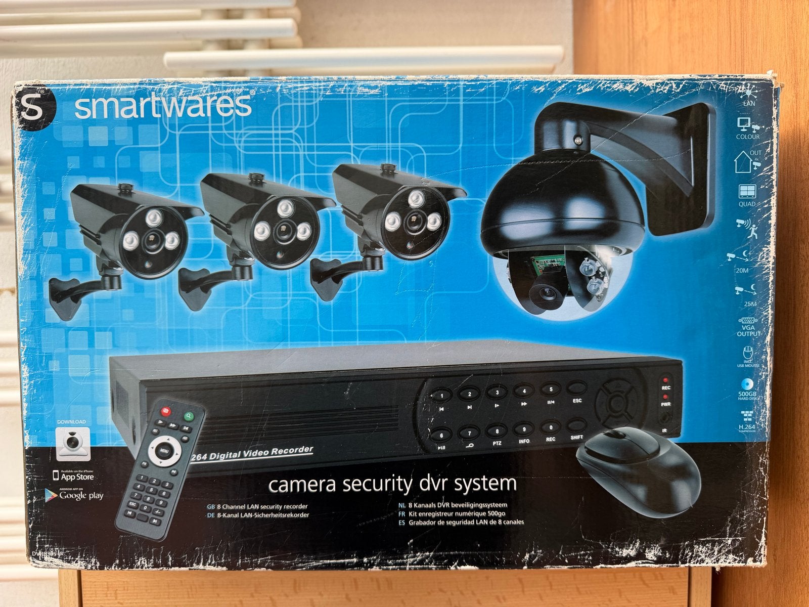 Smartwares Camera Beveiligingssysteem DVR, Ophalen of Verzenden, Nieuw, Buitencamera