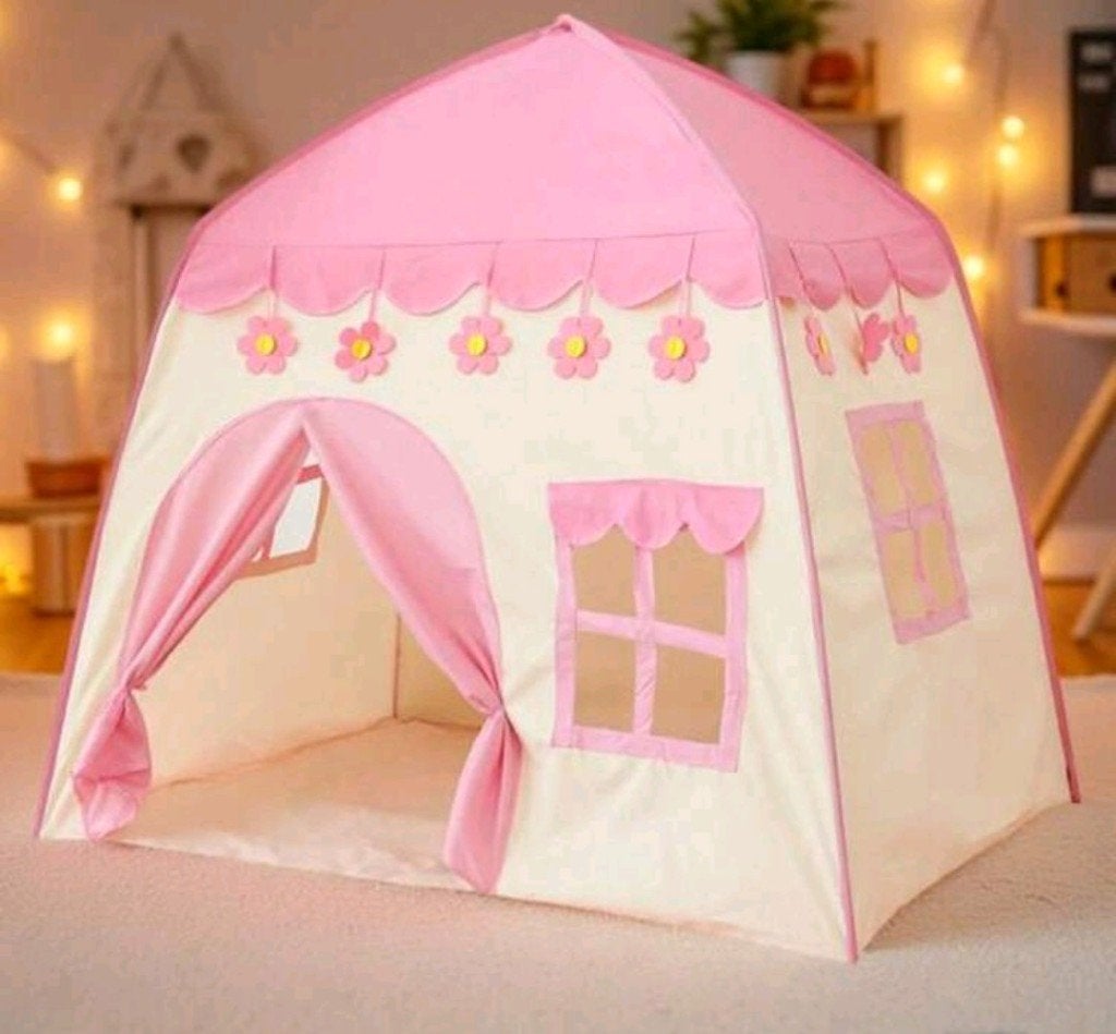 Roze kindertent, Ophalen, Gebruikt
