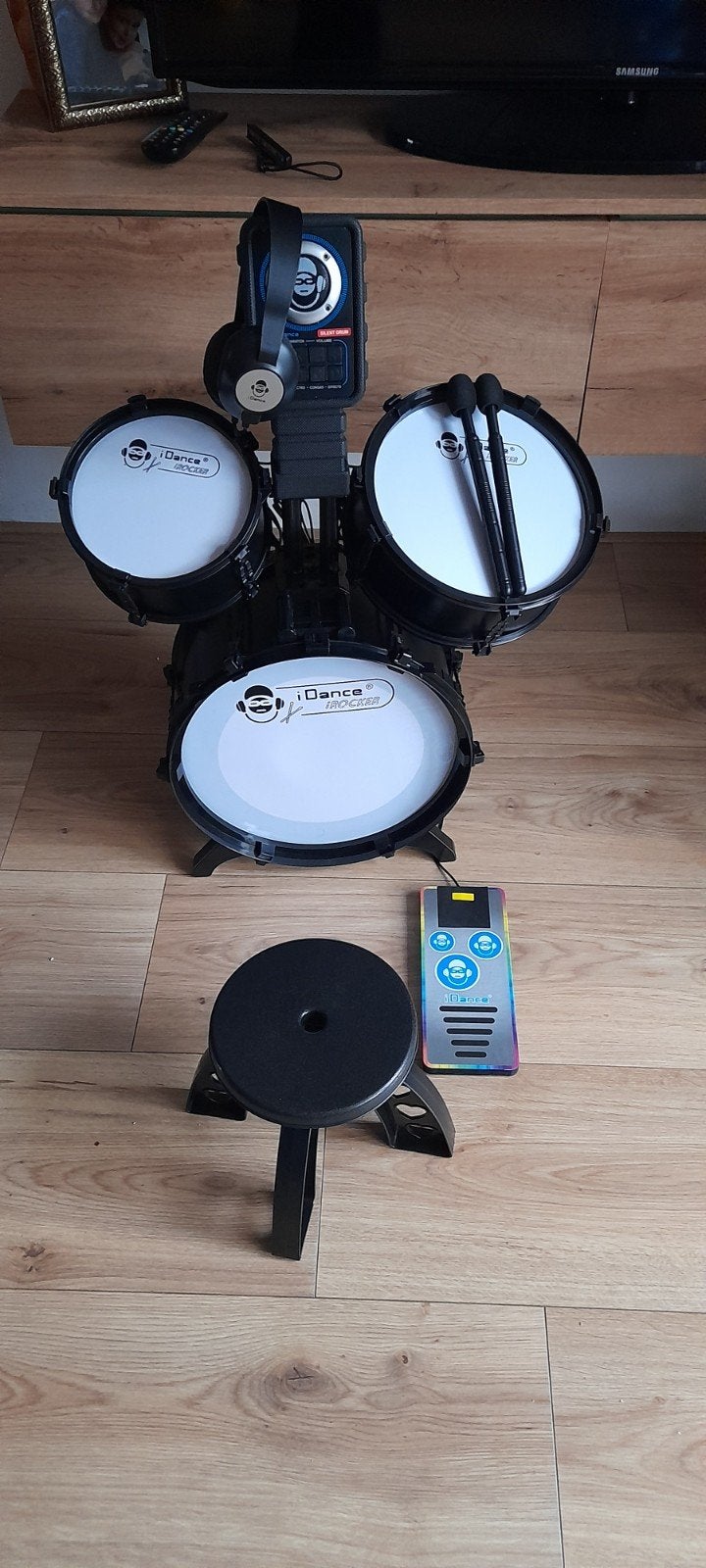 iDance Rocker Elektronisch Drumstel, Ophalen, Zo goed als nieuw, Overige typen, Met geluid