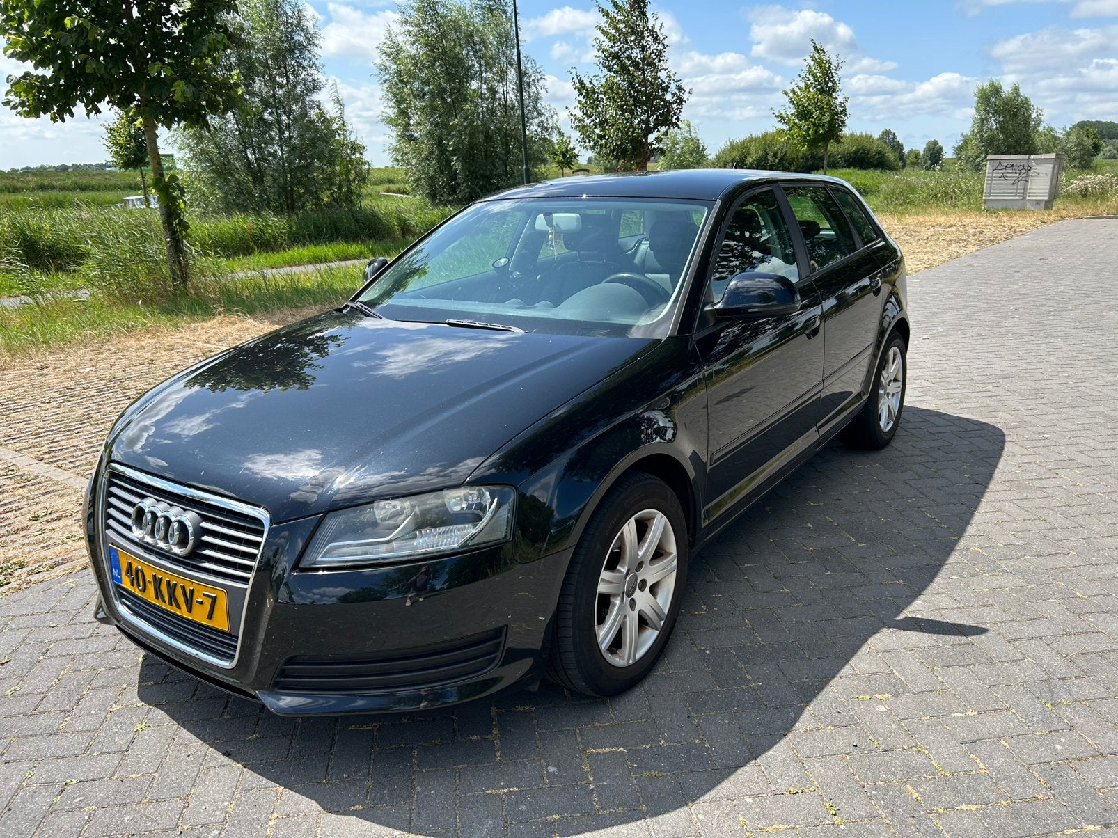 Audi A3 1.4 TFSI Sportback, 2010, met S-tronic automaat, Zwart, 4 cilinders, Automatische klimaatregeling, Zwart