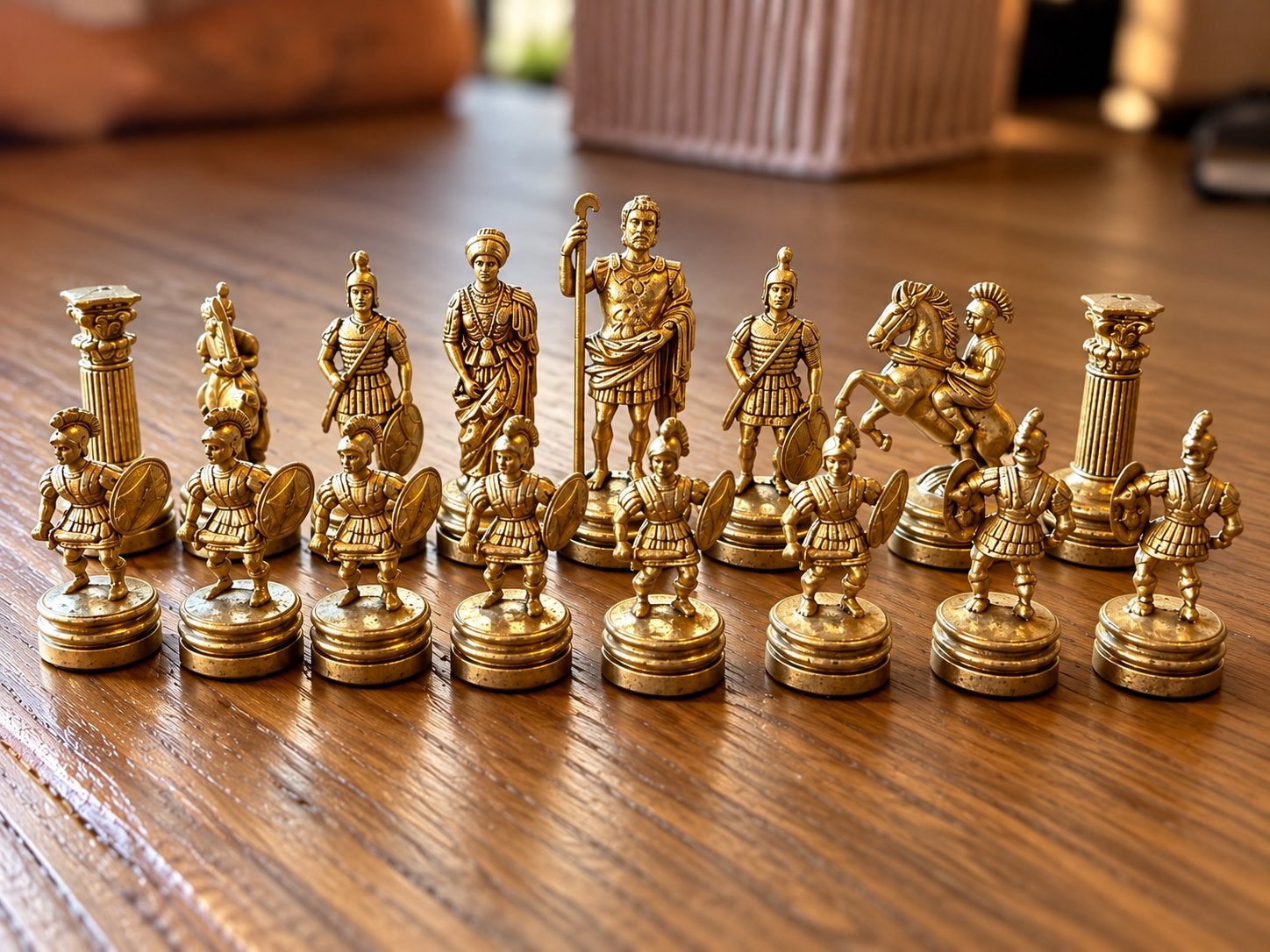 Vintage schaakstukken italiaans, Antiek en Kunst, Ophalen