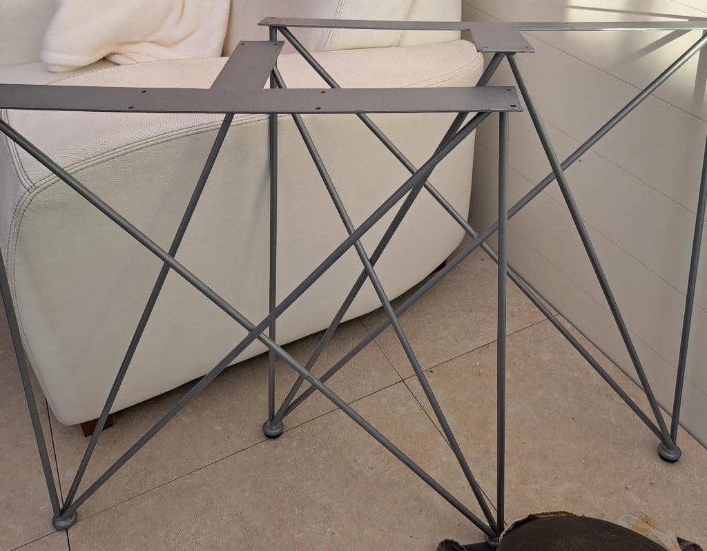 Metalen tafelpoten, Huis en Inrichting, Ophalen, Tafelpoot, 50 tot 100 cm, Rond