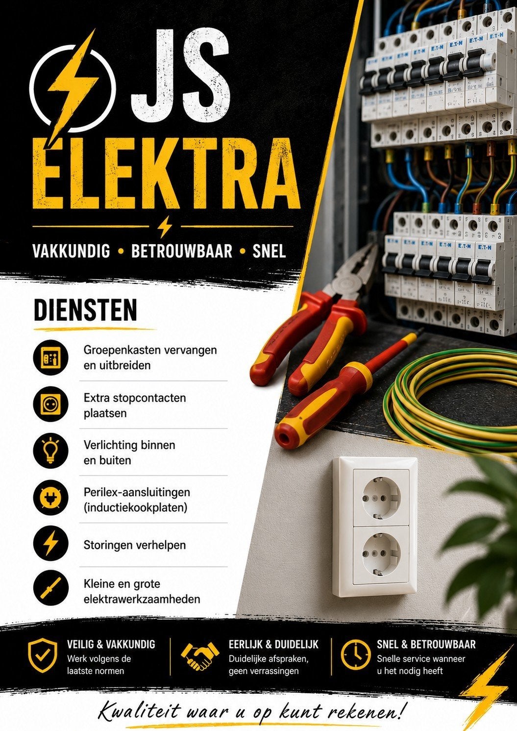 elektricien, Garantie