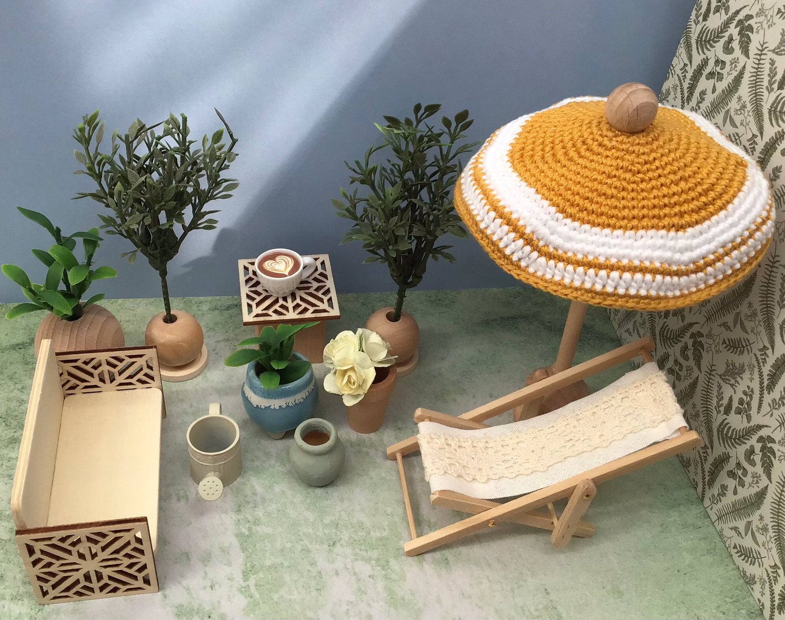 Tuintje voor Maileg muis en poppenhuis, Kinderen en Baby's, Speelgoed | Poppenhuizen, Ophalen of Verzenden, Nieuw, Poppenhuis