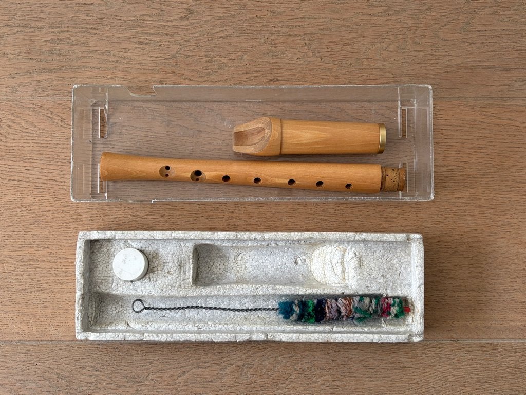 blokfluit, Muziek en Instrumenten, Ophalen of Verzenden, Gebruikt, Overige typen, Met koffer, hoes of etui