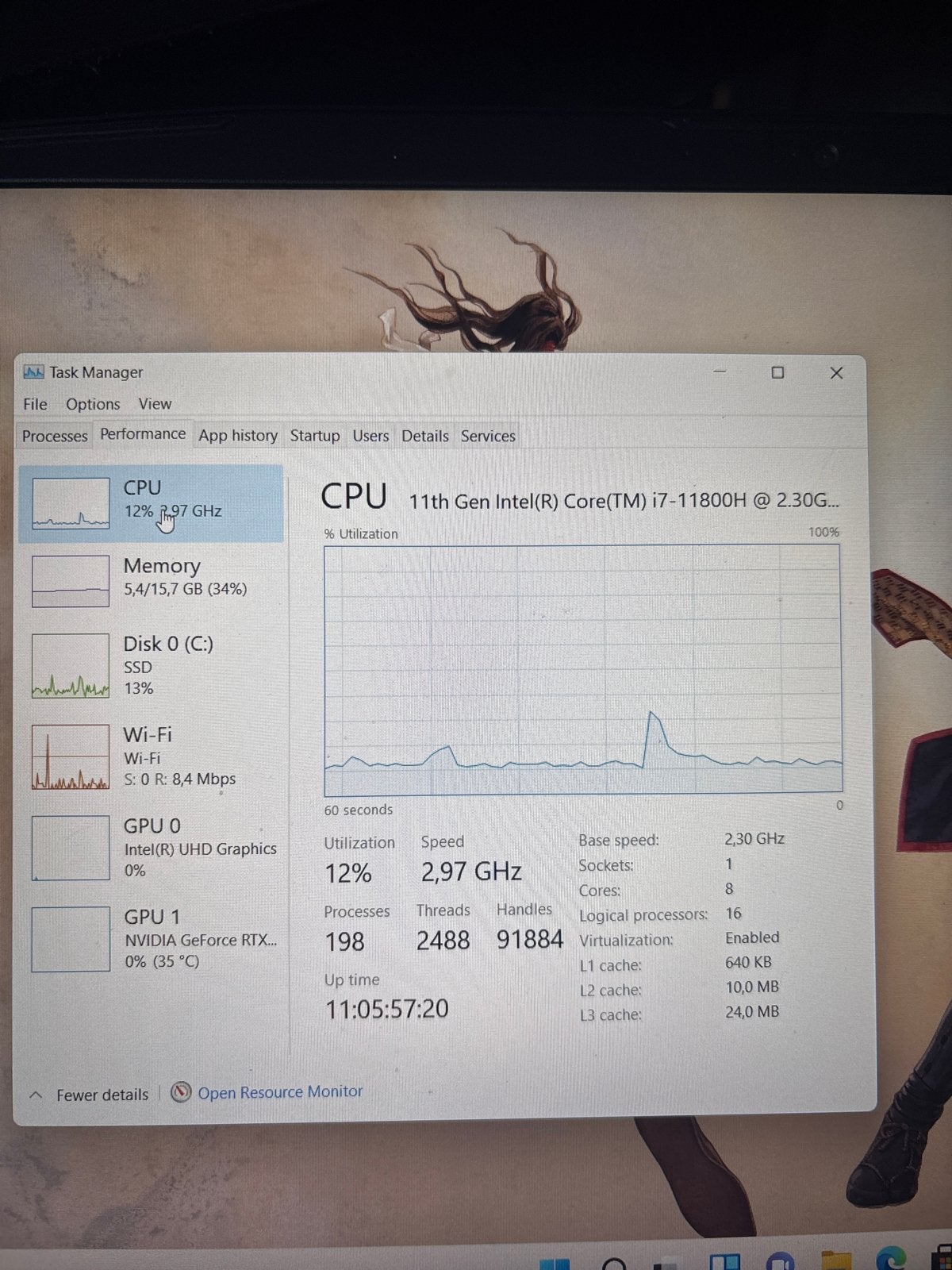MSI Gaming Laptop - Zeer Nette Staat - RTX 3060, i7-11800H, Computers en Software, Ophalen, Met videokaart, 2 tot 3 Ghz, Zo goed als nieuw