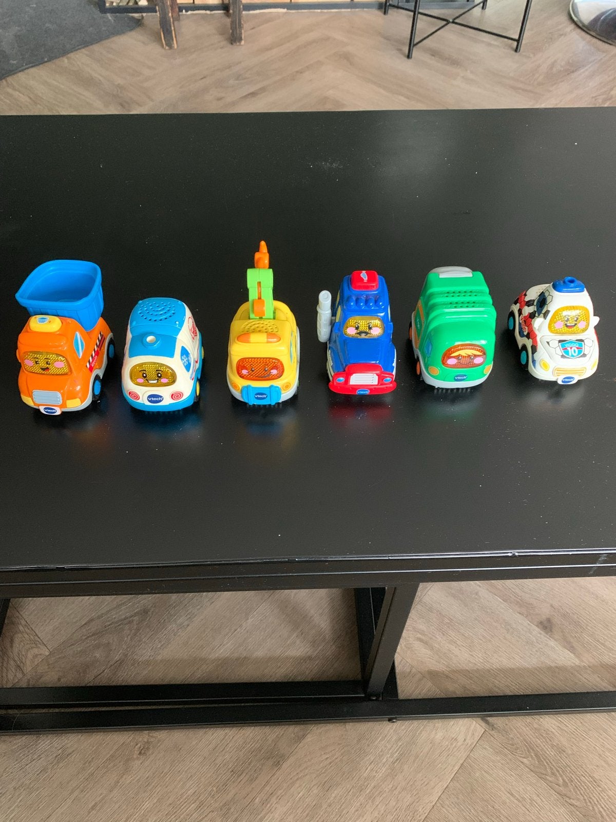 VTech Toet Toet Auto's Set met 6 Voertuigen, Schip & Baan, Ophalen of Verzenden, Gebruikt