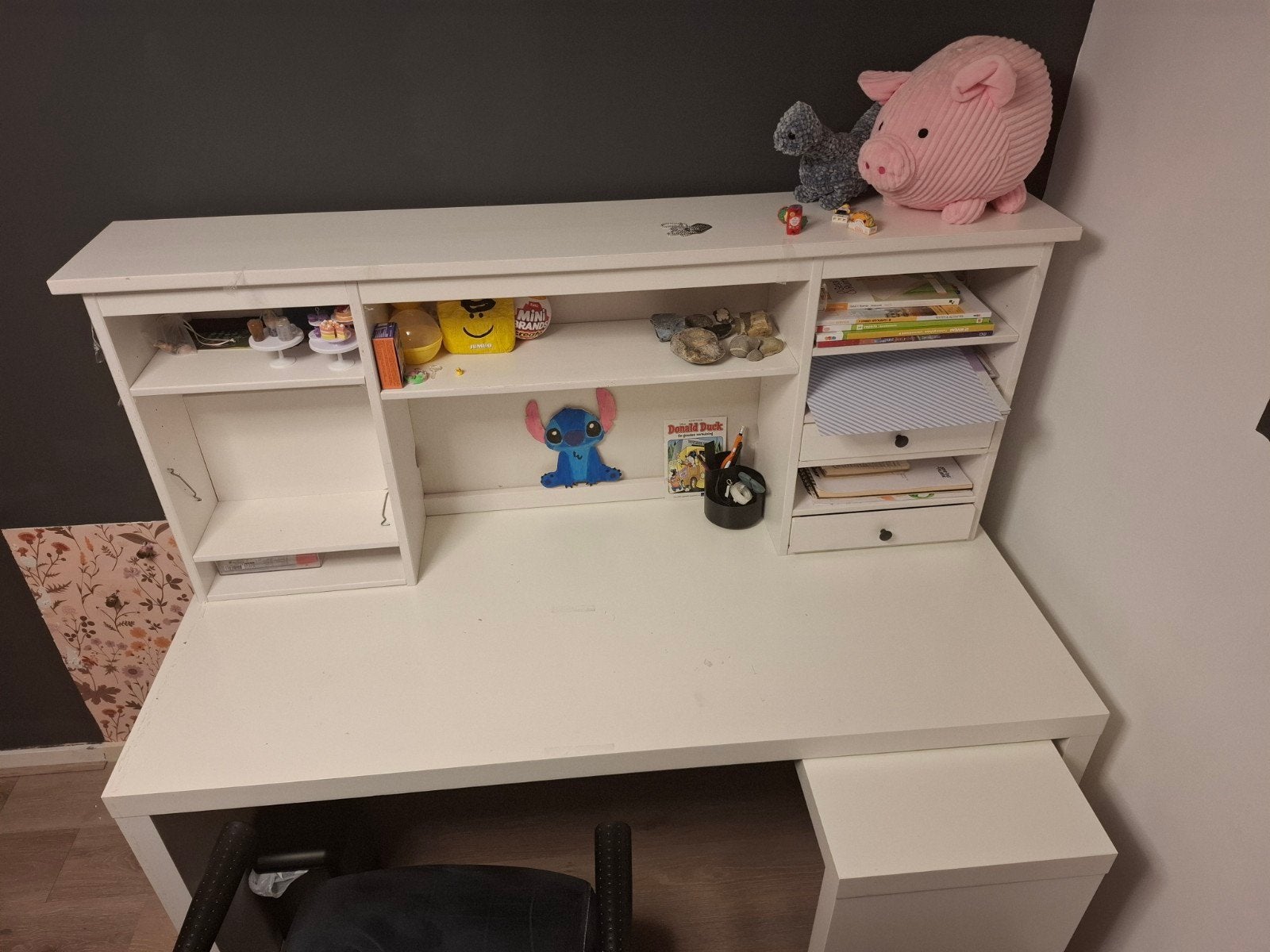 ikea malm bureau, Huis en Inrichting, Ophalen, Opzetstuk, Gebruikt, Hout