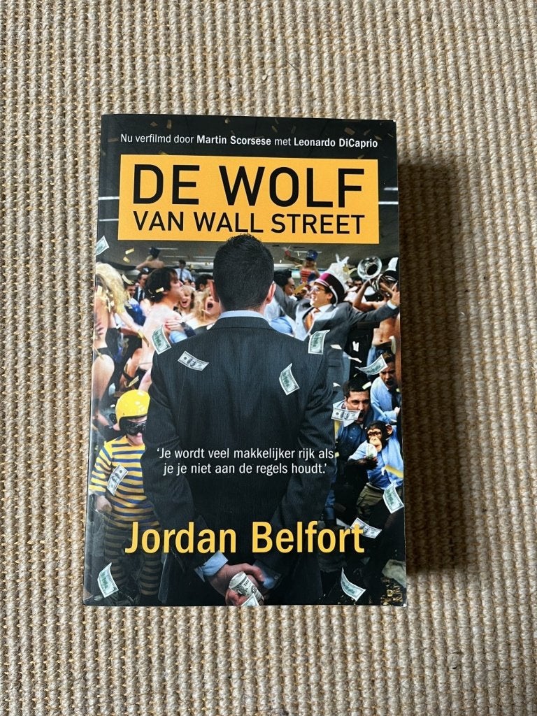 Boek: De Wolf van Wall Street - Jordan Belfort, Ophalen of Verzenden, Gelezen, Film, Tv en Media