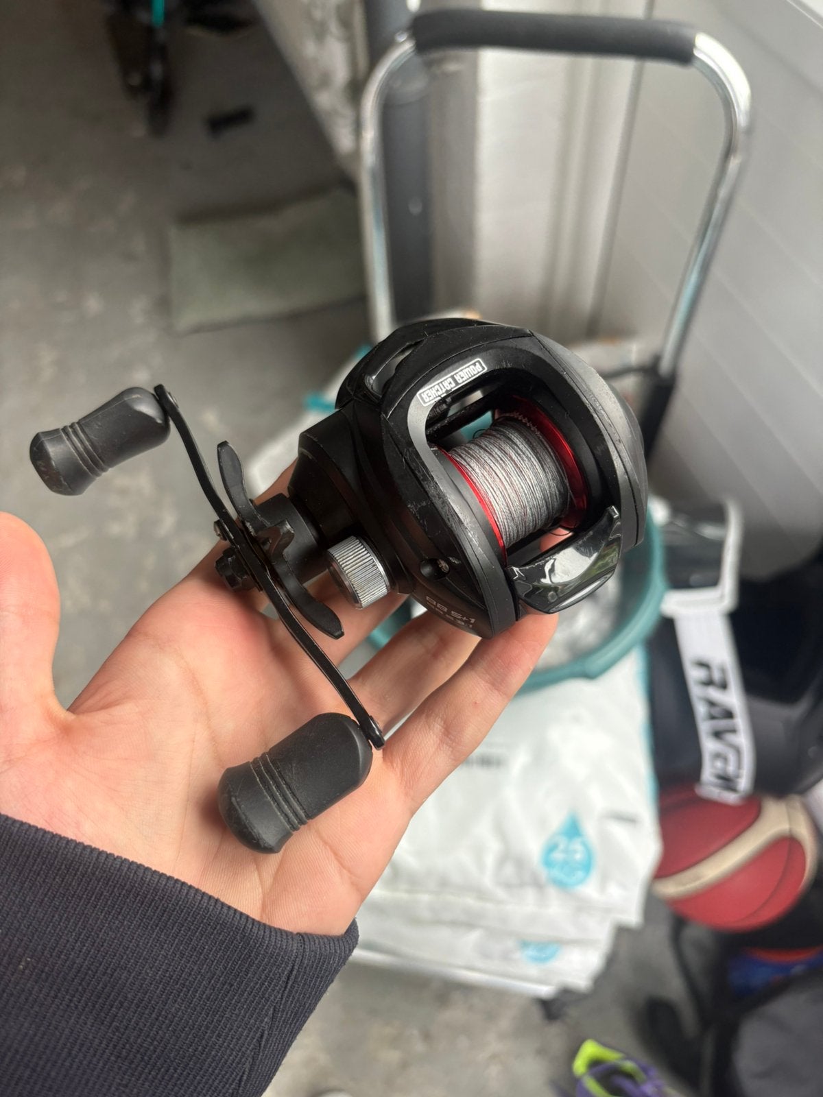 Spro bc baitcaster, Watersport en Boten, Hengelsport | Zeevissen, Ophalen, Zo goed als nieuw, Werphengel