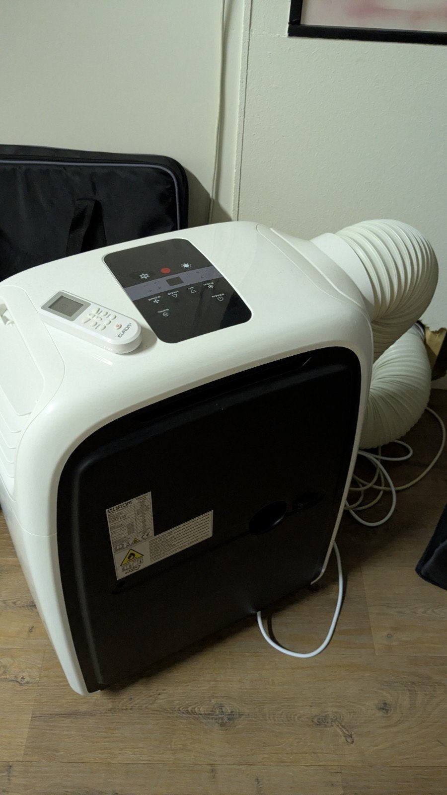 Mobiele airco met afstandsbediening en timer, Witgoed en Apparatuur, Airco's, Ophalen, Gebruikt, Timer, 3 snelheden of meer