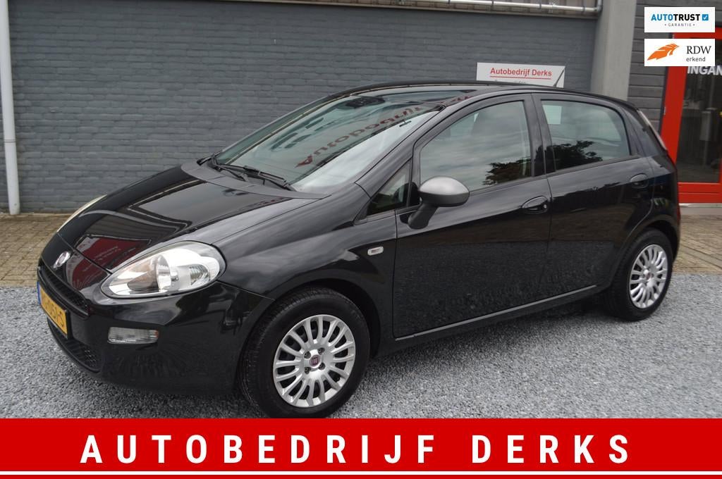 Fiat Punto Evo 1.2 Lounge Airco 5Drs Lage Km Stand Stuurbekr, Auto's, Fiat, Voorwielaandrijving, 1005 kg, Stof, 4 cilinders