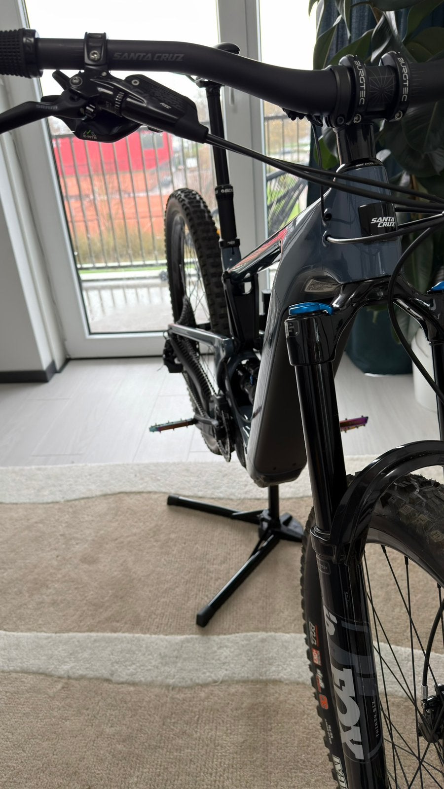 Santa Cruz Heckler - elektrische mountainbike, carbon, fully, Overige merken, Ophalen of Verzenden, Zo goed als nieuw, 59 cm of meer