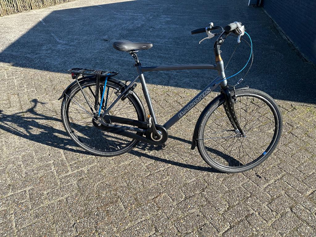 Batavus Dinsdag X-Light met carbon voorvork+ Shimano Nexus 8, Ophalen, Gebruikt, Velgrem, Versnellingen