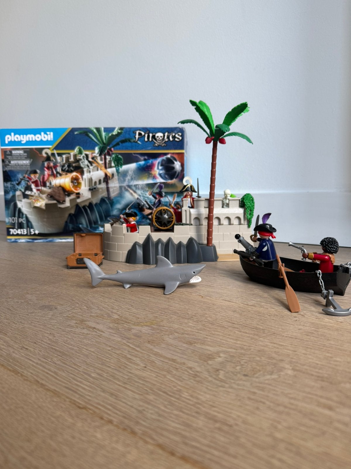 PLAYMOBIL vesting van de soldaten - 70413, Complete set, Ophalen of Verzenden, Zo goed als nieuw, Kasteel/Fort