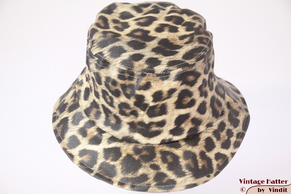 Visserhoed Buckethat Hawkins beige bruin luipaardprint 57, 56 of 57 cm (M, 7 of 7⅛ inch), Hoed, Hawkins, Nieuw
