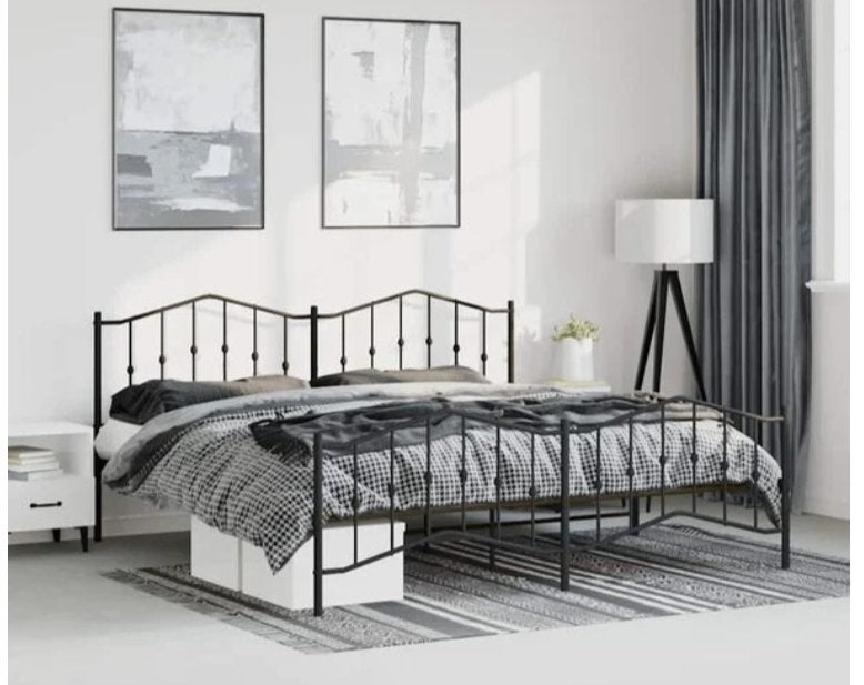 Bedframe metaal 180x210, Ophalen, 180 cm, Metaal, 210 cm