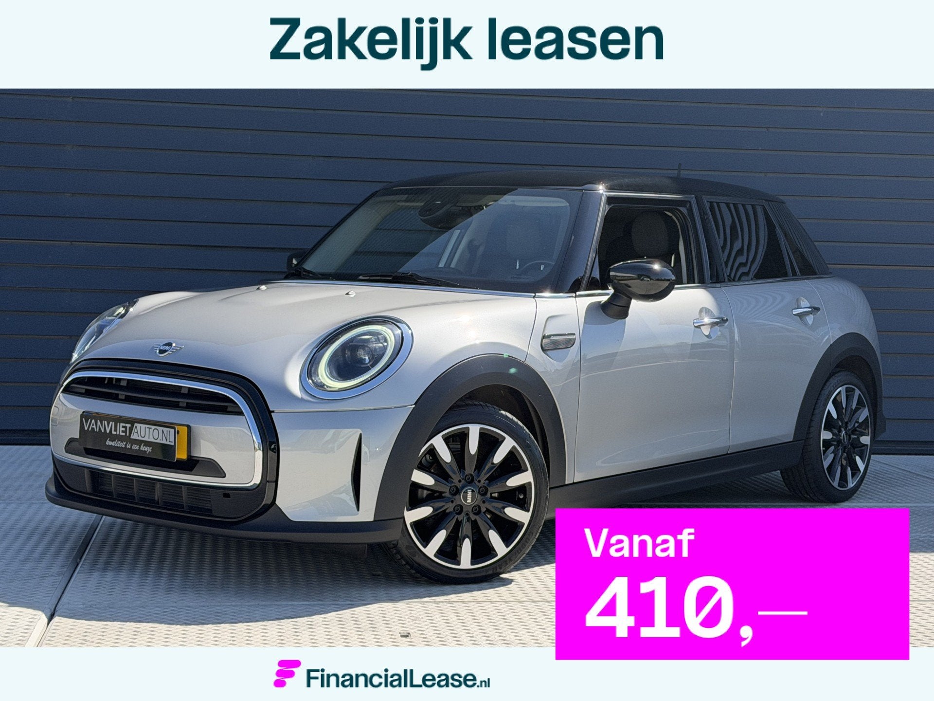 MINI Cooper Mini 1.5 136 PK Camden Plus Edition Automaat / C, Auto's, Mini, Bedrijf, Lease, Financial lease, Cooper, ABS, Achteruitrijcamera