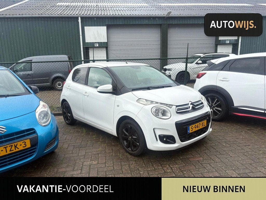 Citroen C1 1.2 PureTech Airscape Shine|NAVI|XENON|LM-VELG|5-, Auto's, Voorwielaandrijving, Stof, Gebruikt, 1199 cc