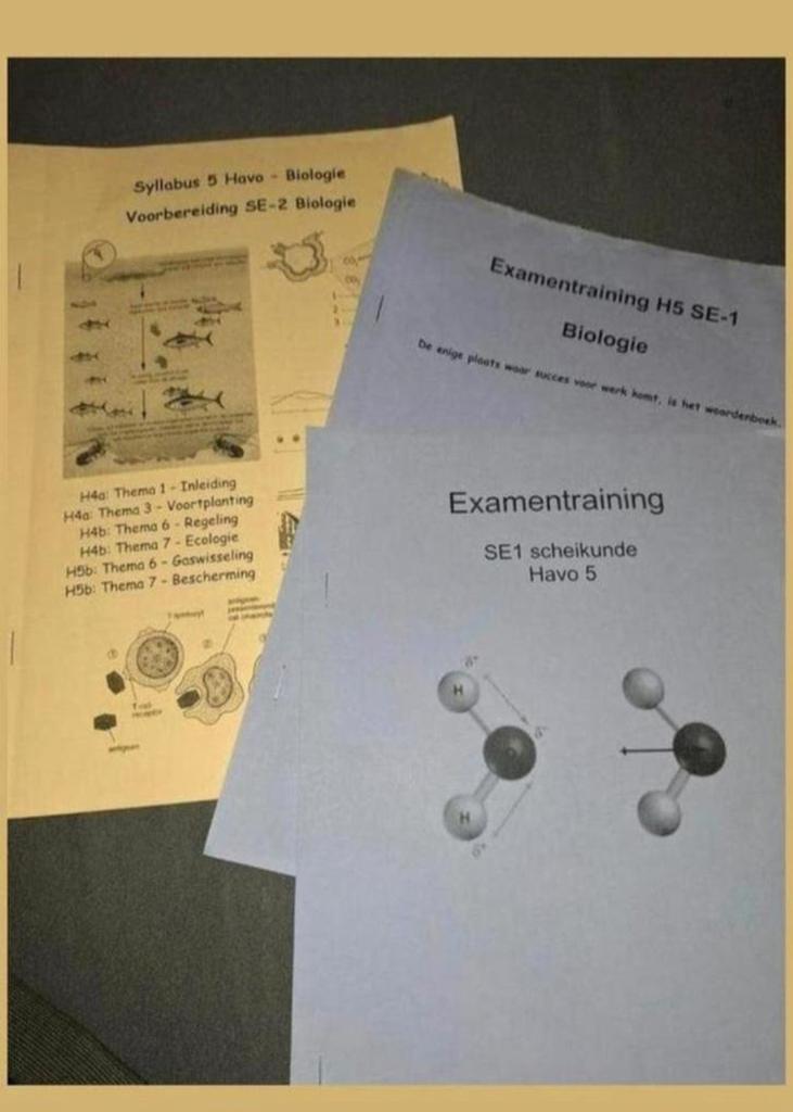 Examentraining Biologie & Scheikunde Havo 5, Gelezen, E.H. Drost, Biologie, HAVO