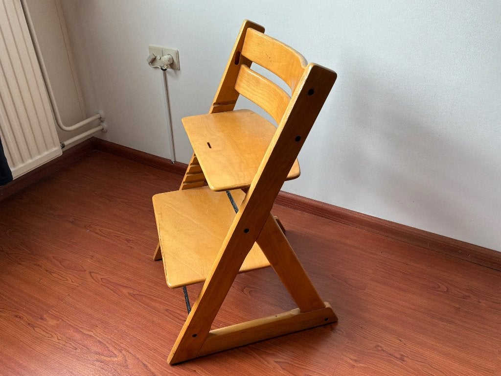 Houten kinderstoel, Ophalen, Gebruikt, Overige typen, Aanschuifbaar