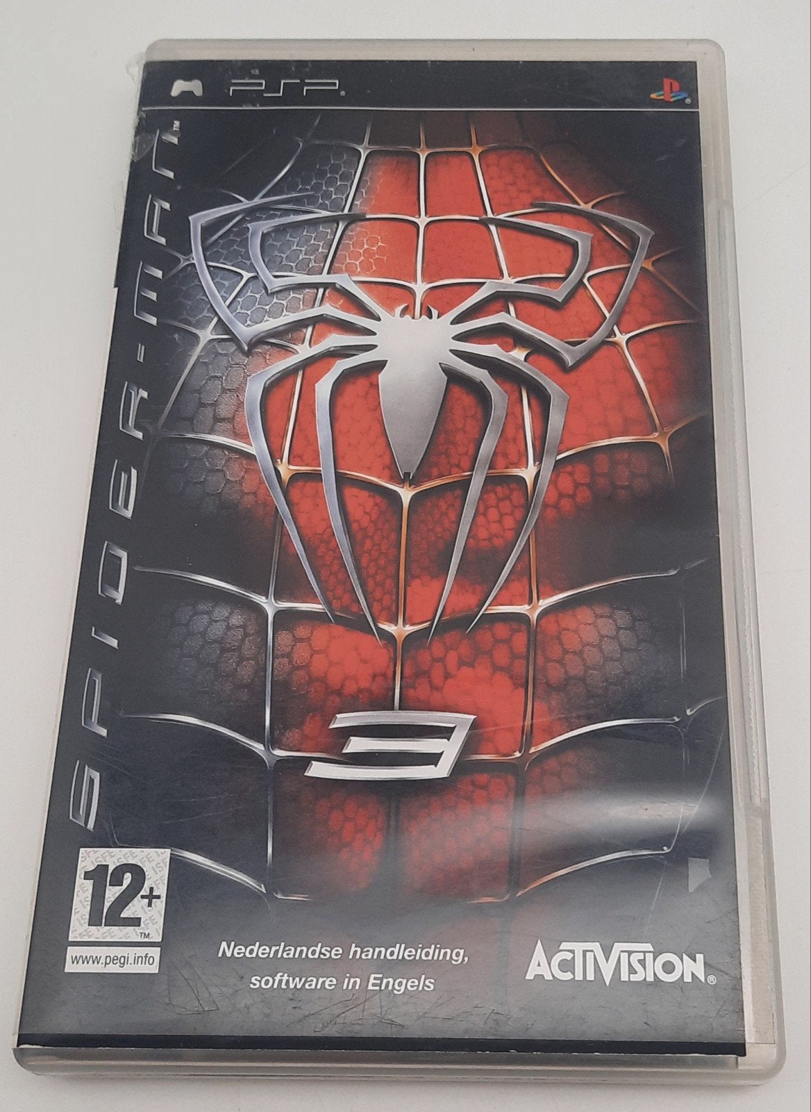 Spider-Man 3 PSP spel + boekje, Gebruikt, Overige genres, 1 speler, Ophalen of Verzenden