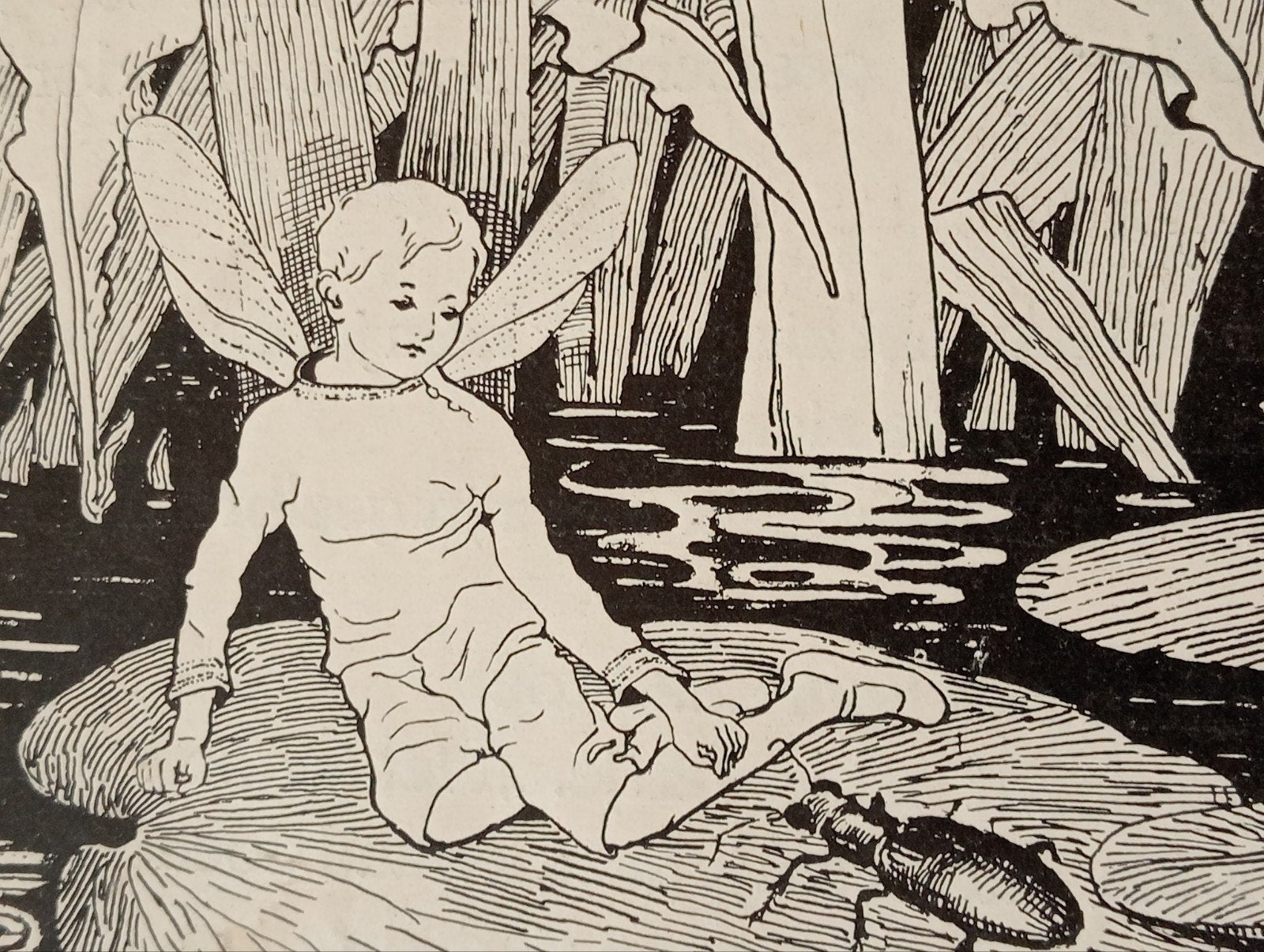 Ella Nieuwenhuis Boek Illustratie jaren 1910-30 Art Nouveau, Antiek en Kunst, Ophalen of Verzenden