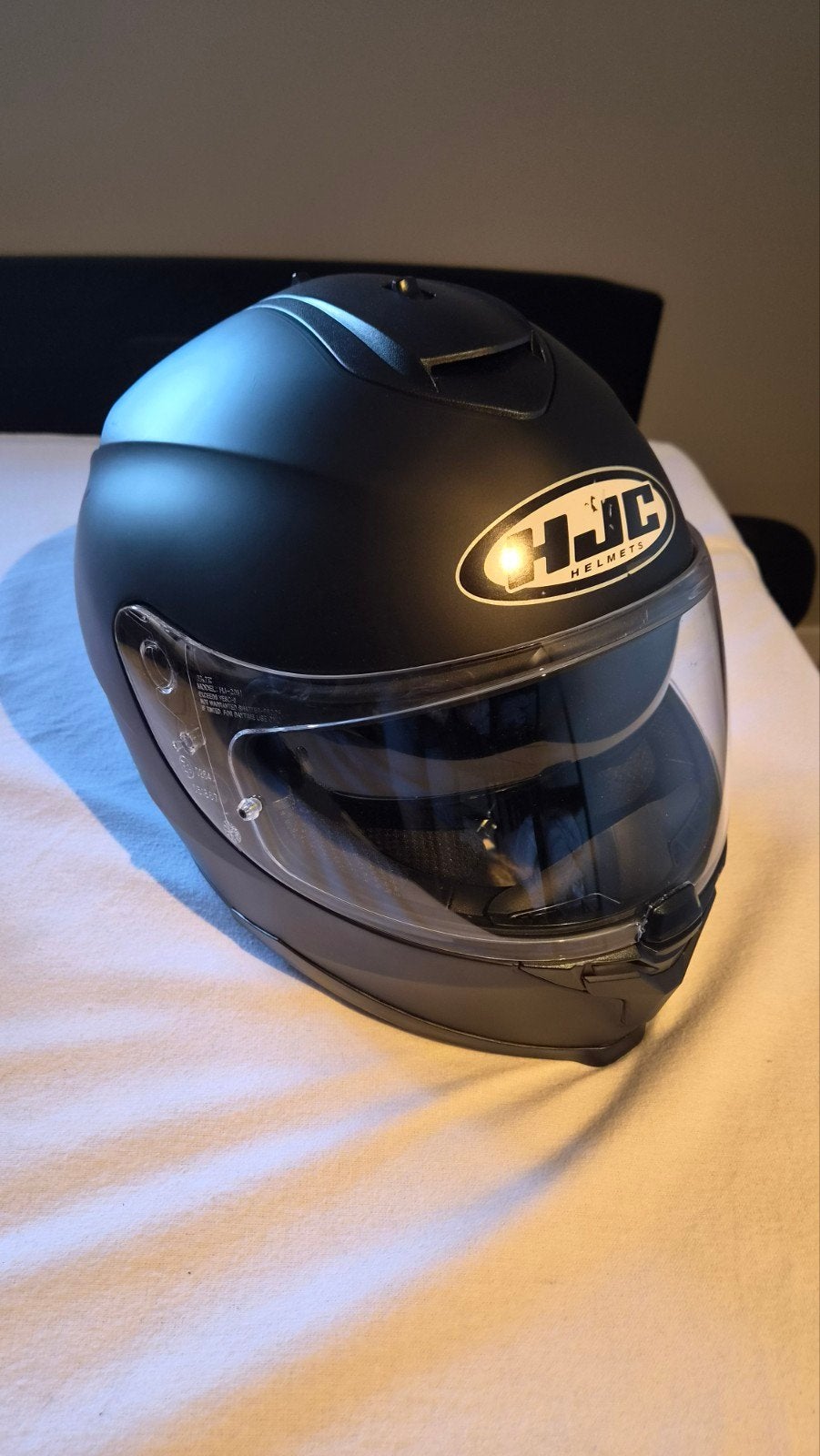HJC Motorhelm C70 Maat S met Zonnebrilvizier, Ophalen of Verzenden, Tweedehands, Integraalhelm, HJC