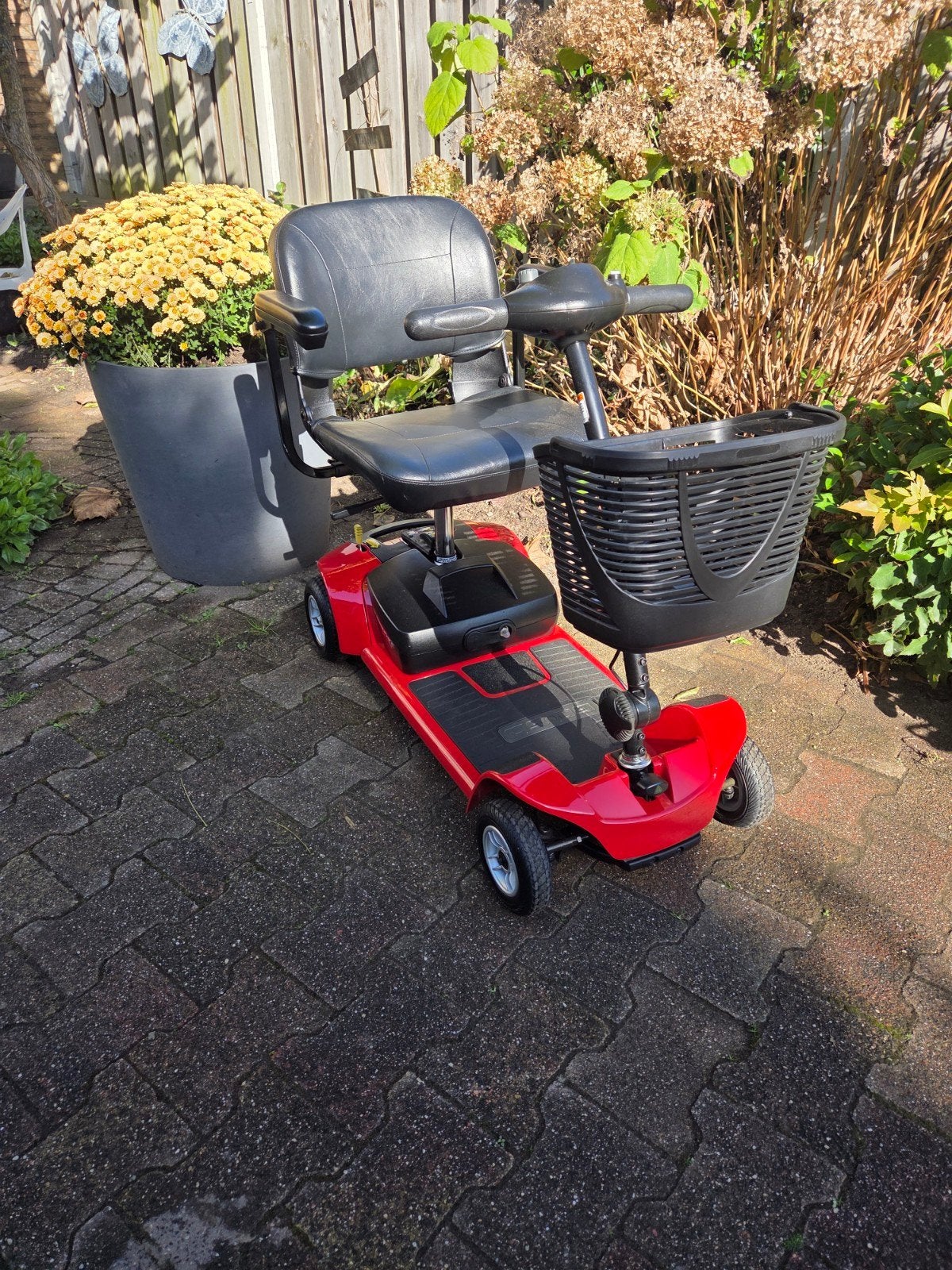 zeer nette opvouwbare/Demontabele scootmobiel  van Pride, Ophalen of Verzenden, 16 t/m 25 km, Pride, 10 km/u of minder