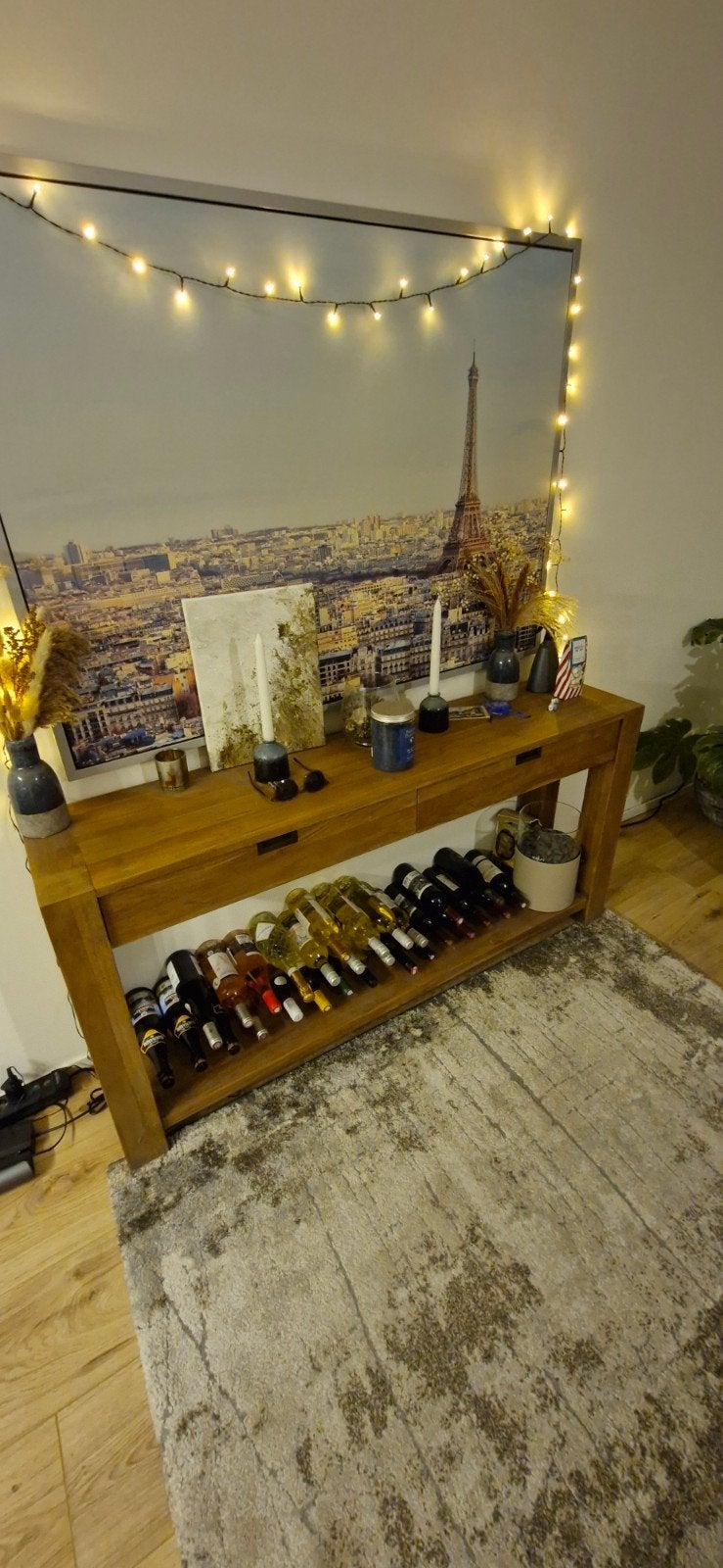 Goossens Hampton Console Tafel - Zeldzaam Hout, Minder dan 45 cm, Gebruikt, Ophalen of Verzenden, 75 cm of meer