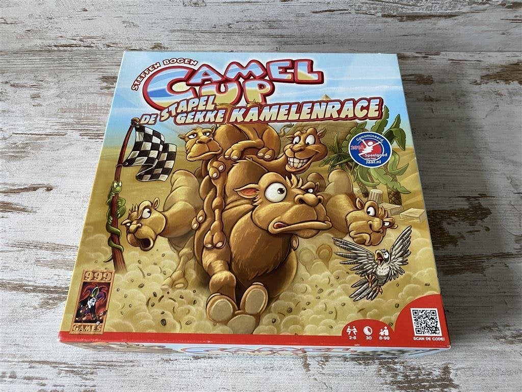 Camel up de stapel gekke kamelenrace bordspel [s206], Verzenden, Zo goed als nieuw