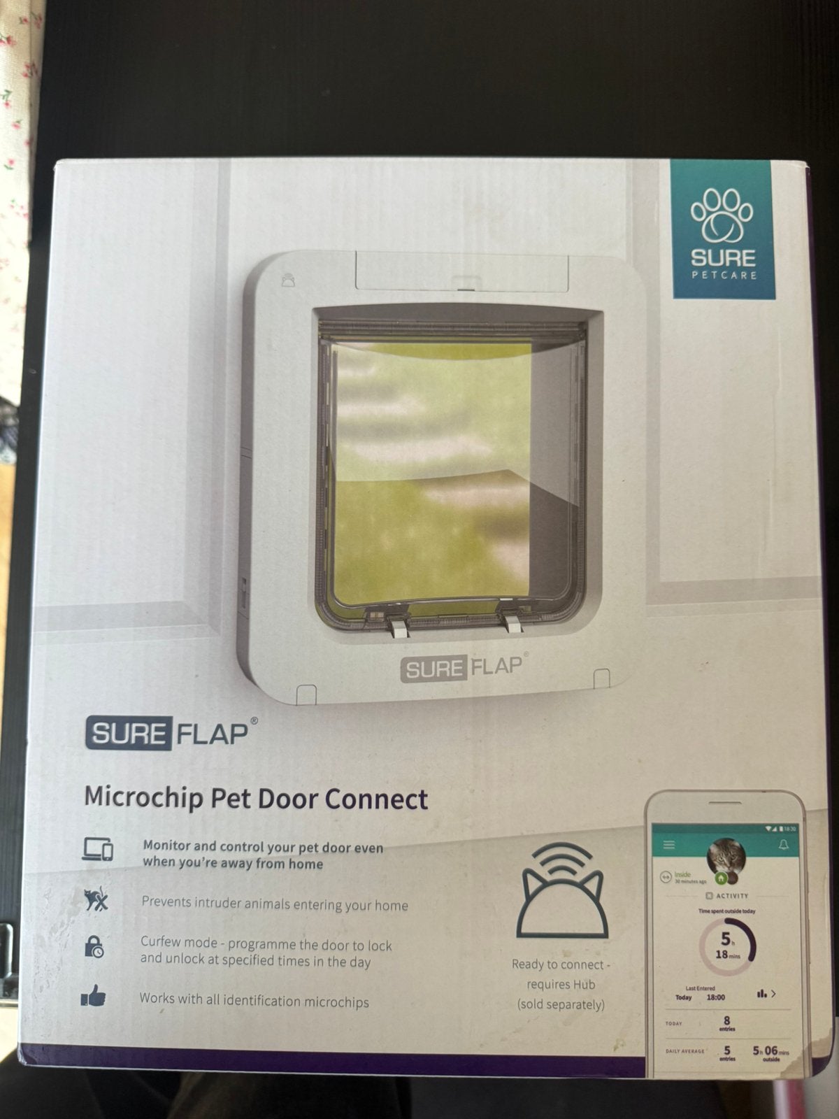 Sure flap microchip pet door connect, Dieren en Toebehoren, Katten-accessoires, Ophalen of Verzenden, Zo goed als nieuw