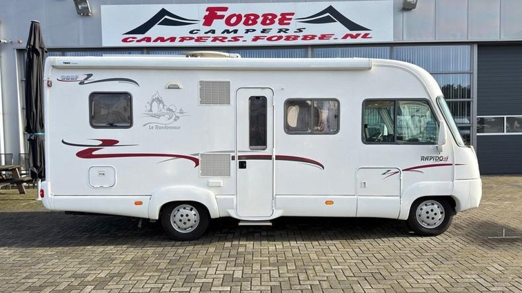 Topstaat 4p Rapido Le Randonneur 986F 06 2.8Jtd 145pk 84dkm, Integraal, Ringverwarming, Fiat, Brandblusser