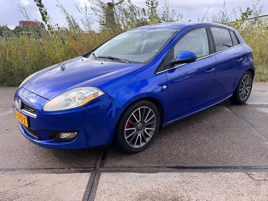 Fiat Bravo 1.4 T-Jet Business , JV-670-Z, Auto's, Euro 5, Gebruikt, Blauw, Bedrijf