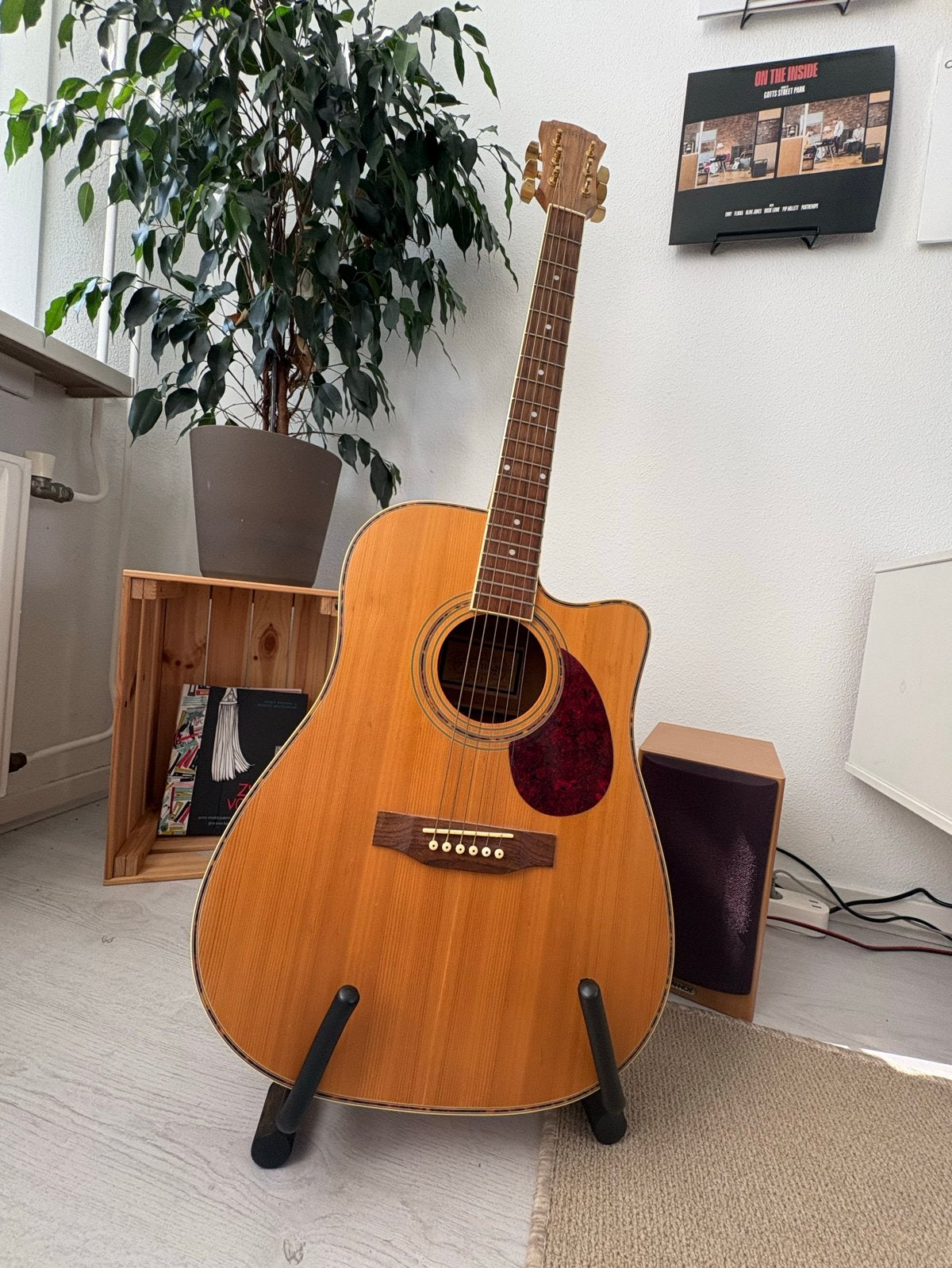 Freshman FA1CEM Elektro-akoestische Gitaar, Muziek en Instrumenten, Ophalen, Gebruikt, Western- of Steelstringgitaar, Met (piezo-)element