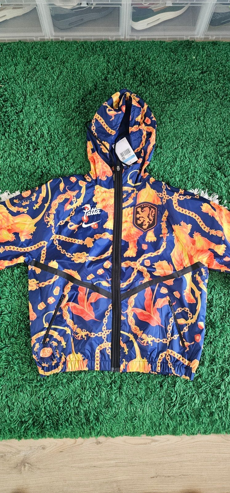 Patta x Nike KNVB Anthem Jacket (Deep Royal Blue), Kleding | Heren, Sportkleding, Nieuw, Ophalen of Verzenden, Voetbal, Patta x Nike