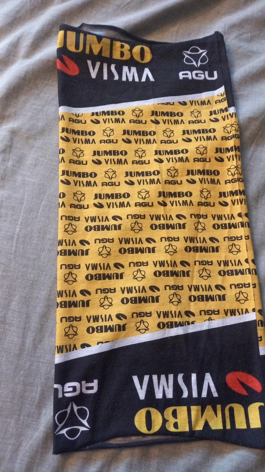 Jumbo Visma AGU Buff/Nekwarmer, Gebruikt, Dames, Overige maten, Ophalen of Verzenden