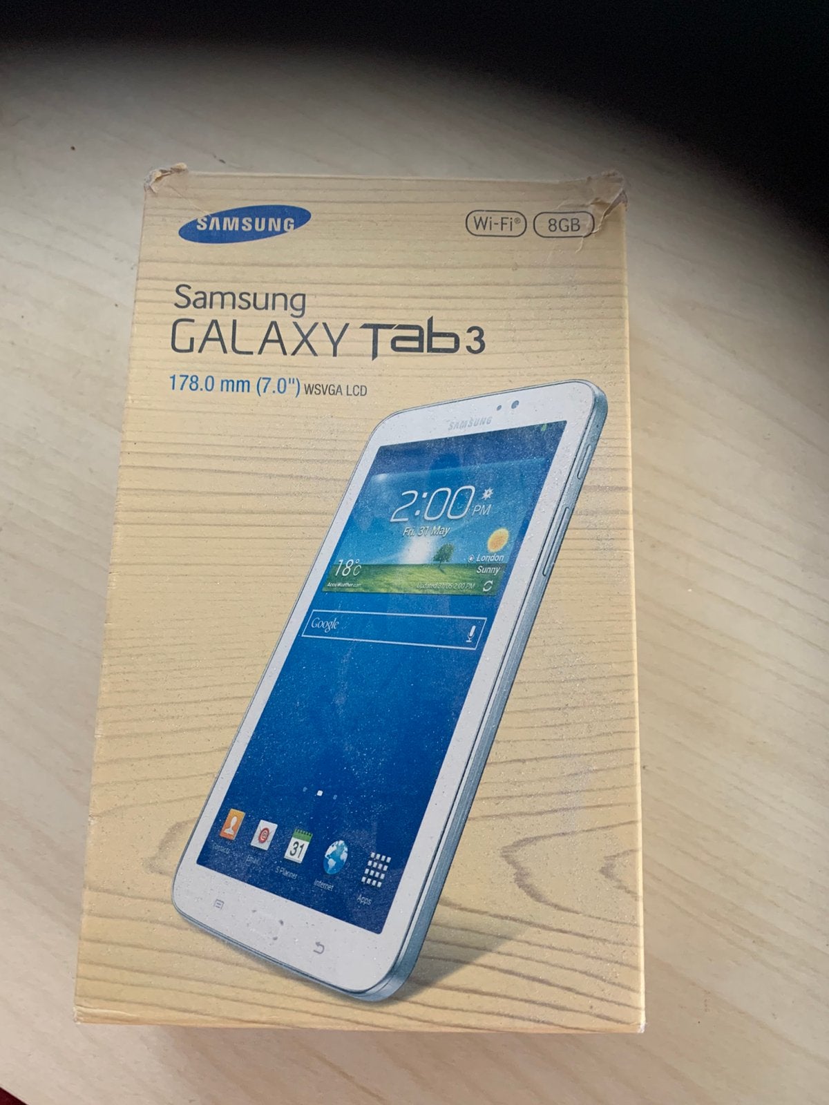 Samsung galaxy tab 3 wit 8 gb en wifi, Computers en Software, Android Tablets, Zo goed als nieuw, Wi-Fi, 7 inch of minder, 16 GB