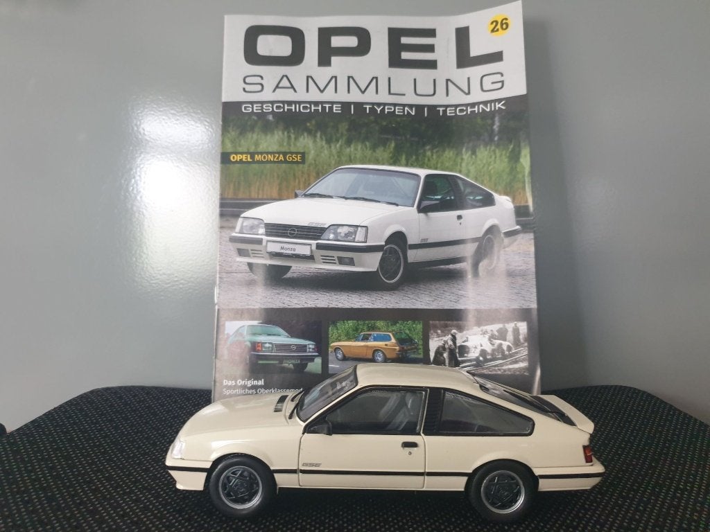 Opel Monza GS/E 1:24 Hachette Opel Sammlung, Ophalen of Verzenden, Nieuw, Auto, Overige merken