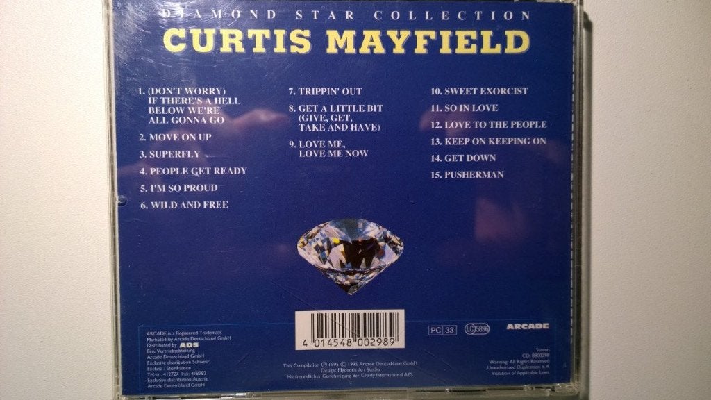 Curtis Mayfield - Diamond Star Collection, Ophalen of Verzenden, 1960 - 1969, Zo goed als nieuw, Soul of Nu Soul