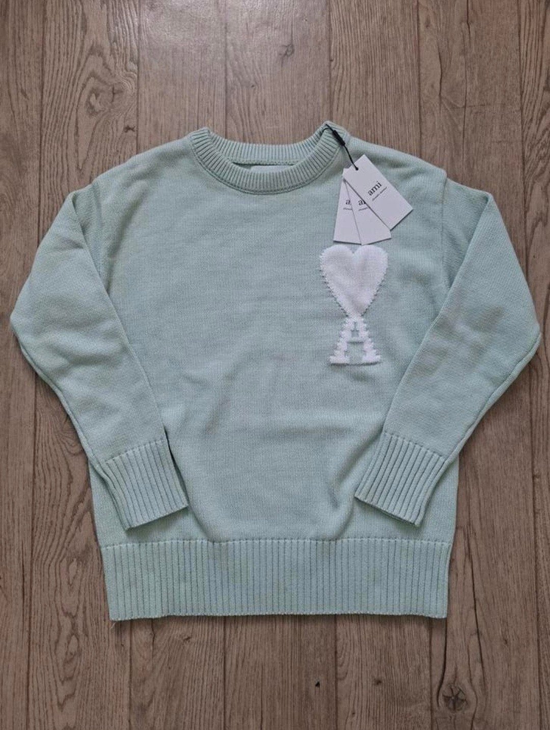 Ami paris sweather, Kleding | Heren, Truien en Vesten, Verzenden, Nieuw, Wit