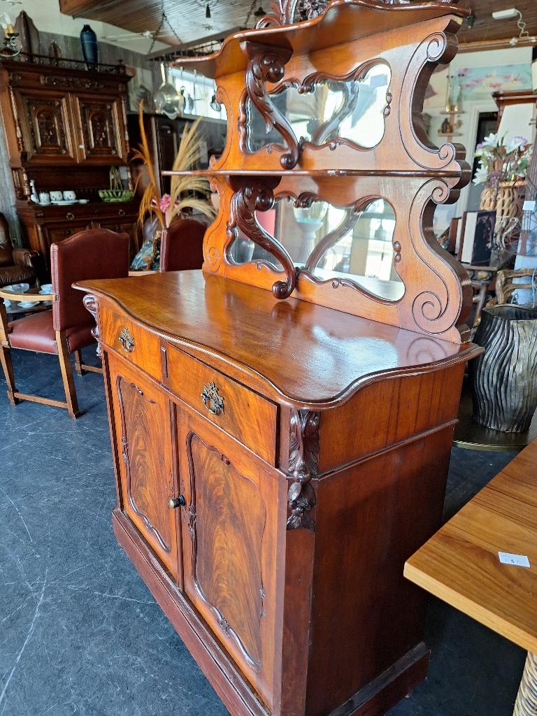 Prachtige Bonheur Biedermeier kast met spiegel, Ophalen, Onbekend, Zo goed als nieuw, Onbekend