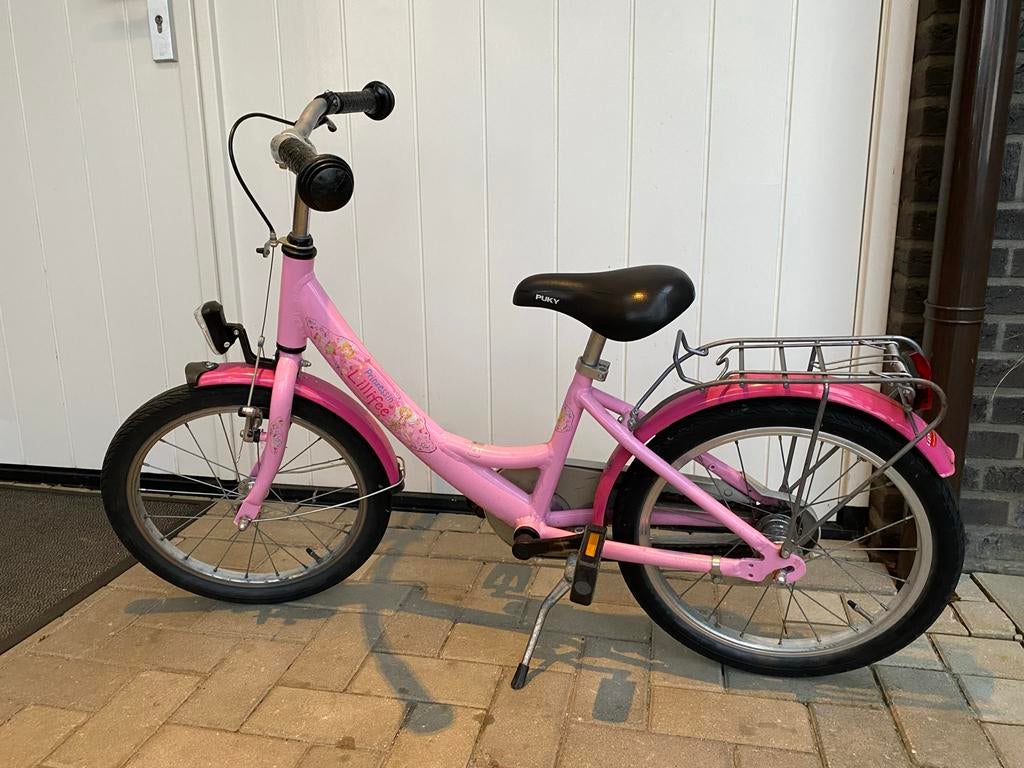 Puky kinderfiets roze - Princess Lillifee, Fietsen en Brommers, Fietsen | Kinderfietsjes, Gebruikt, 16 tot 20 inch, Velgrem, Ophalen