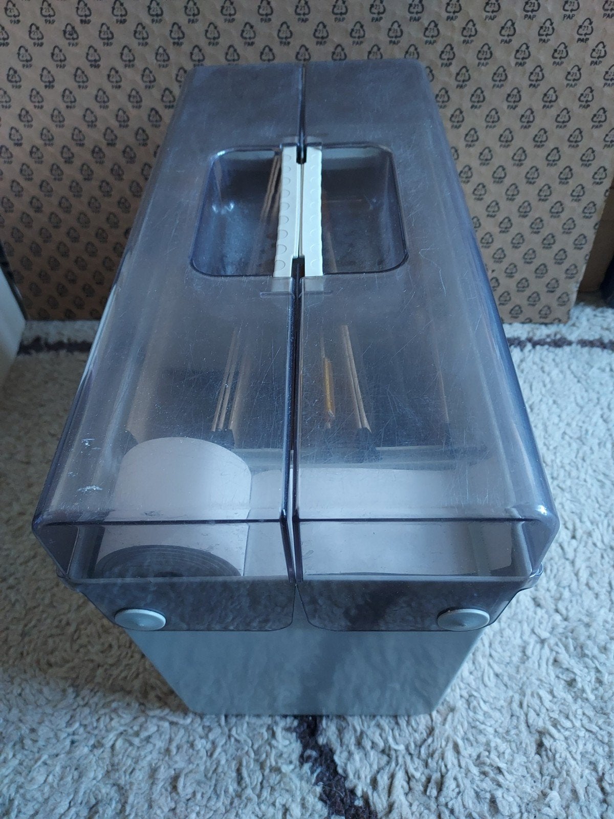 Kunststof hangmappen box, Ophalen of Verzenden, Gebruikt
