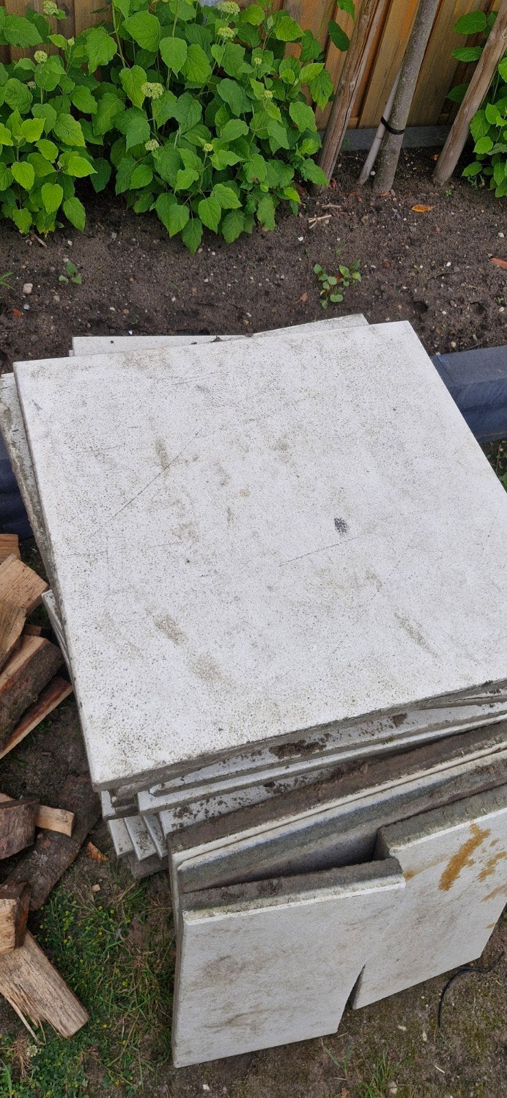 Gratis af te halen! 60x60x4 tegels, Ophalen, Gebruikt, 5 tot 10 m², Beton
