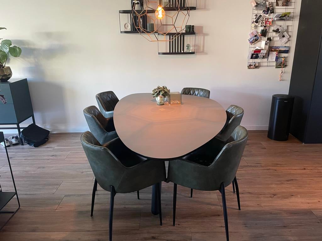 Stijlvolle ovale eettafel Castelijn Circlips, Huis en Inrichting, Tafels | Eettafels, Overige materialen, 100 tot 150 cm, 200 cm of meer