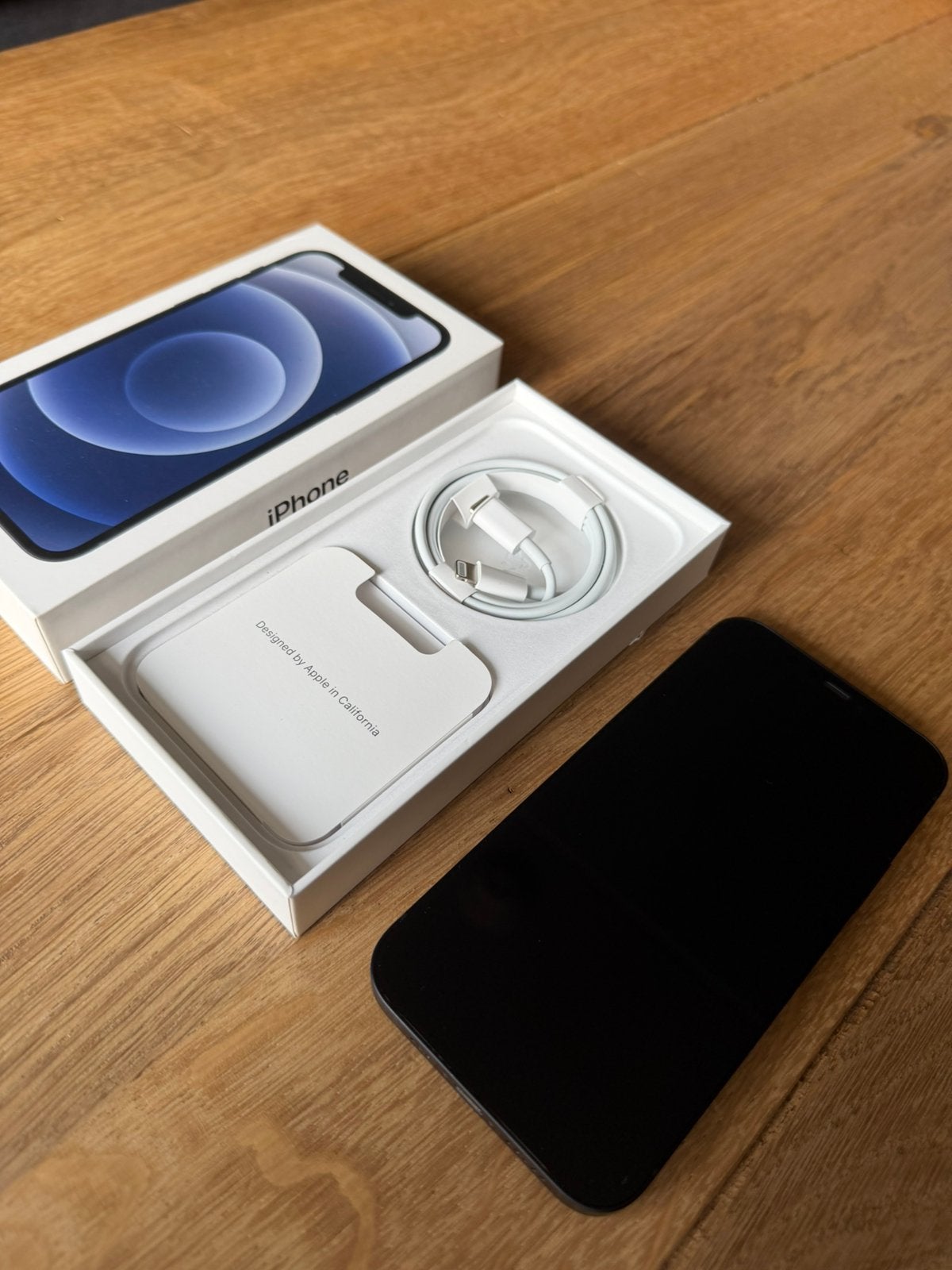 iPhone 12 64GB - ZGAN, zonder krassen., Ophalen, Zwart, Zo goed als nieuw, Zonder simlock
