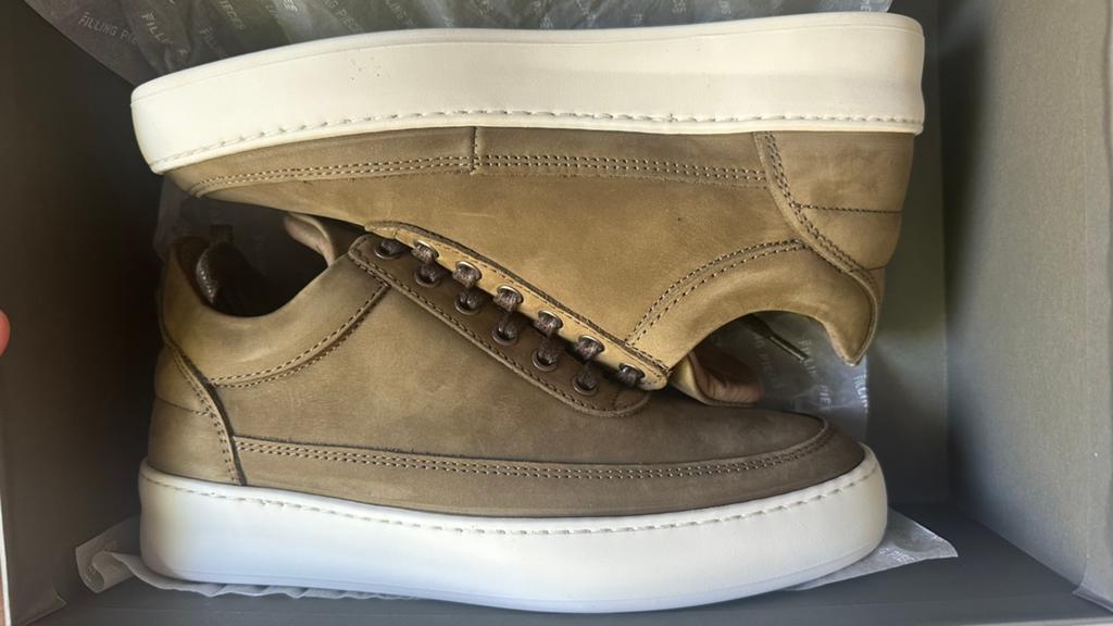 Groene leren sneakers maat 35 nieuw Filling Pieces, Ophalen of Verzenden, Zo goed als nieuw, Meisje, Schoenen