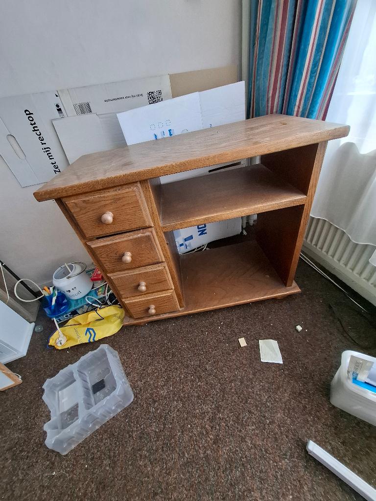 tv kast, Ophalen, Minder dan 50 cm, Gebruikt, Overige materialen