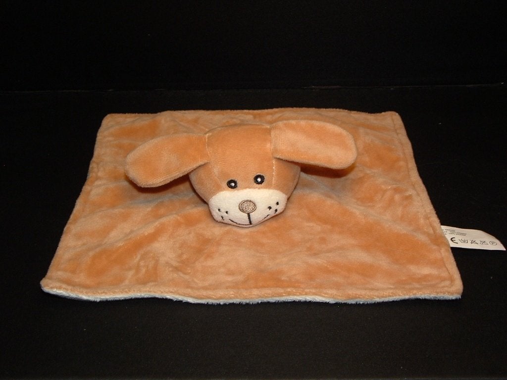 MOOIE HOND KNUFFELDOEK VELOURS LICHTBRUIN MET IN HET, Verzenden, Nieuw, Overige typen